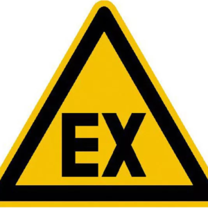 Explosive Atmosphere Warning Sign (European Directive 1999/92/EC)