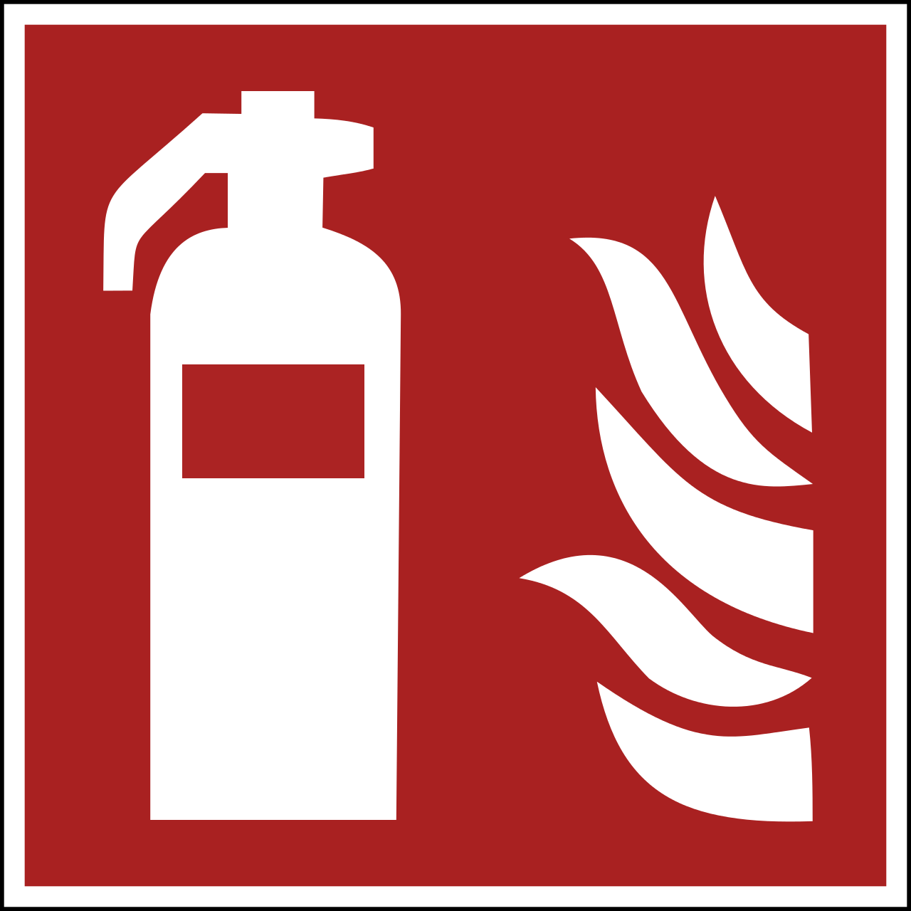 Fire Extinguisher Sign (ISO 7010)